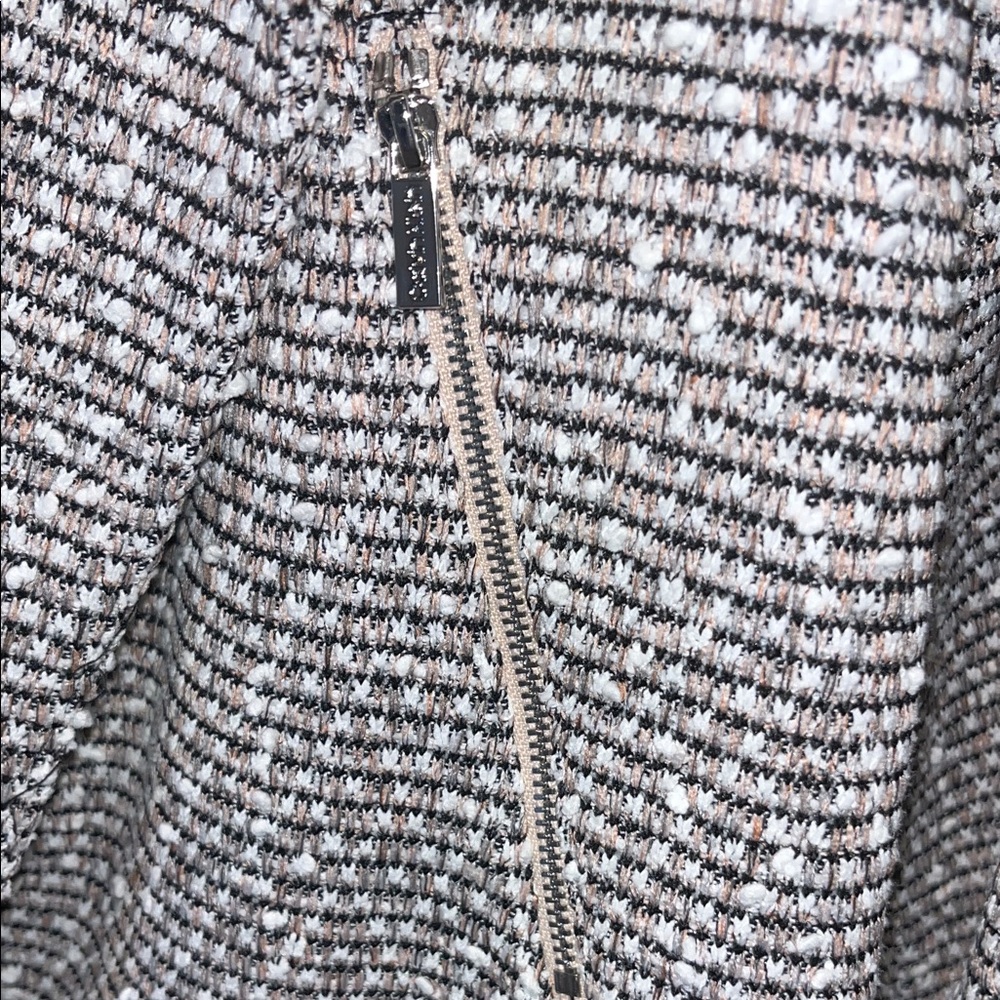 Calvin Klein Women's Tweed open Blazer - Picture 3 of 4